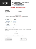 BANCO DE PREGUNTAS Primer Quimestre