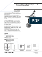 General Specifications: Sensor and Fittings For Dissolved Oxygen Model DO30 and FD30/PB30