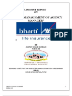 Talent Management of Agency Managers in BHARTI AXA