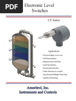 Electronic Level Switches: Ameritrol, Inc. Ameritrol, Inc. Instruments and Controls Instruments and Controls