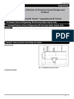 A Review On Pressure Vessel Design and Analysis Nitant M. Tandel Jigneshkumar M. Parmar