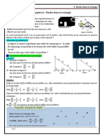 Chap3 Thalès Dans Le Triangle