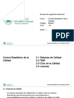 Semana 02 - Sistemas de Calidad