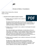 Examen de Mecánica de Fluidos y Termodinámica