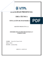 Ensayo Densidad Suelta Y Compactada