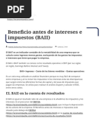 Beneficio Antes de Intereses e Impuestos (BAII) - Qué Es, Definición y Concepto - Economipedia