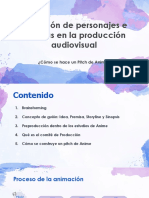 ANIME PITCH - Creación de Personajes e Historias en La Producción Audiovisual PDF