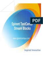 Spirent TestCenter Stream Blocks V3