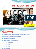 Aircraft Instrument System: Prepared by Mr. P.D.Nalawade