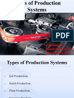 Types of Production Systems - 01-09-09