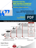 Shaping The Future of The Media, Information & Entertainment in The Era of The Fourth Industrial Revolution Preparedness, Challenges & Way Forward