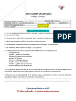 3er Año - Castellano - Primera Actividad (2L)