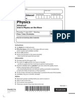 Physics: Pearson Edexcel