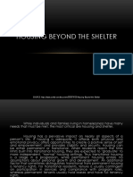 Housing Beyond The Shelter