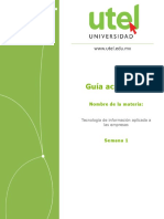 Tecnología de Información Aplicada A Las Empresas - Semanas 1 - P