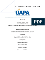 Tarea 1 Generalidades de La Administracion de Operaciones