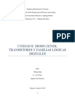 Diodo Zener, Transistores y Familias Lógicas Digitales - William Mata