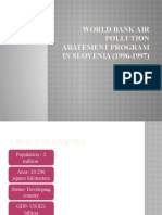 World Bank Air Pollution Abatement Program IN SLOVENIA (1996-1997)