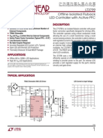 LT3799 - Offline Isolated Flyback LED Controller With Active PFC