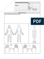 Musculoskeletal Assessment: (10 Digit Number)