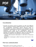 A2 Level Biology: Coordination-Lecture 1 by Muhammad Ishaq Khan