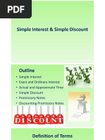 Simple Interest & Simple Discount