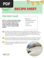 Pizza Recipes PDF