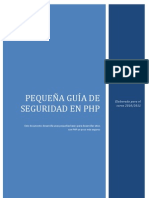 Guía de Seguridad en PHP