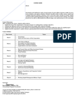 Course Guide Course Title: Course Code: Elec 2 Credit Units: Course Description