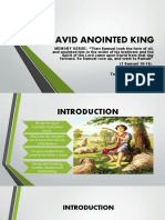 David Anointed As King