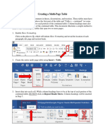 Creating A Multi-Page Table