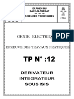 TP - 12 - Dérivateur Intégrateur - Corrigés