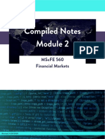 MScFE 560 FM - Compiled - Notes - M2 PDF