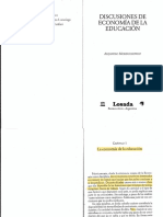 Morduchowic, A. Discusiones de La Economía de La Educación. Pp. 25-122