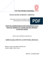 Efectos de La Moxa en El Recuento Plaquetario Humano