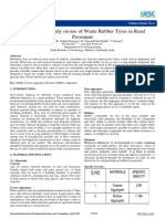 .Experimental Study On Use of Waste Rubber Tyres in Road Pavement