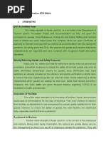 Internal Factor Evaluation (IFE) Matrix