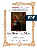 23 de Enero. San Ildefonso de Toledo, Patrono de La Archidiocesis de Toledo. Kyrial Fons Bonitatis. Apéndice: Kyrial Angelis