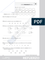 Matemáticas, Tema 3, Ejercicios de Refuerzo y Ampliación