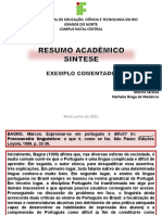 EXEMPLO PARA ANALISE Resumo Academico