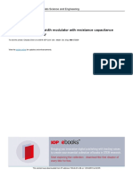 High Frequency Pulse Width Modulator With Resistan