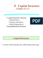 Lecture 8 Capital Structure: (Chapter 16, 17)