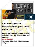 100 Questões de Matemática - Volume 1 PDF