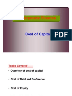 Corporate Finance: Cost of Capital