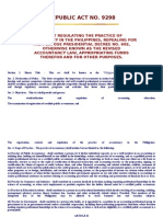 REPUBLIC ACT NO 9298-Revised Accountancy Law