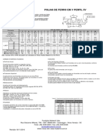 Catálogo Técnico Polia de Ferro Canal V - MADEMIL