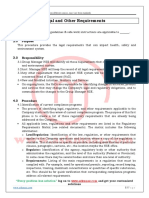 Sample SOP For Legal and Other Requirements PDF