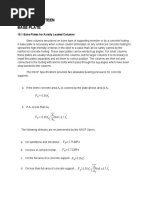 Chapter Nineteen Base Plate: 19.1 Base Plates For Axially Loaded Columns