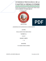 Administracion de Procesos Gastronomicos PDF