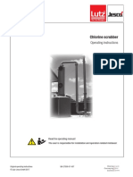 Chlorine Scrubber: Operating Instructions